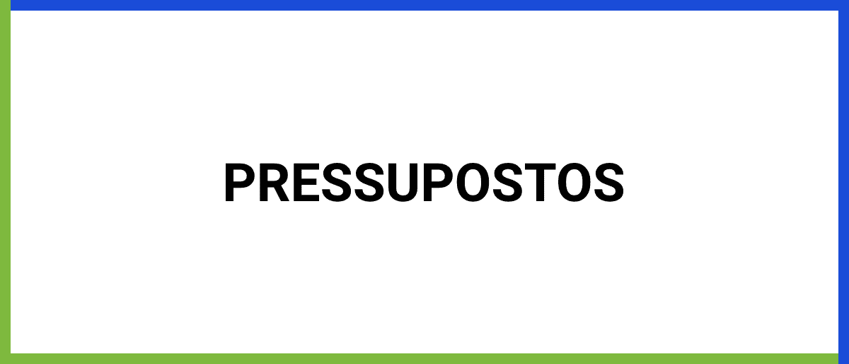 pressupostos