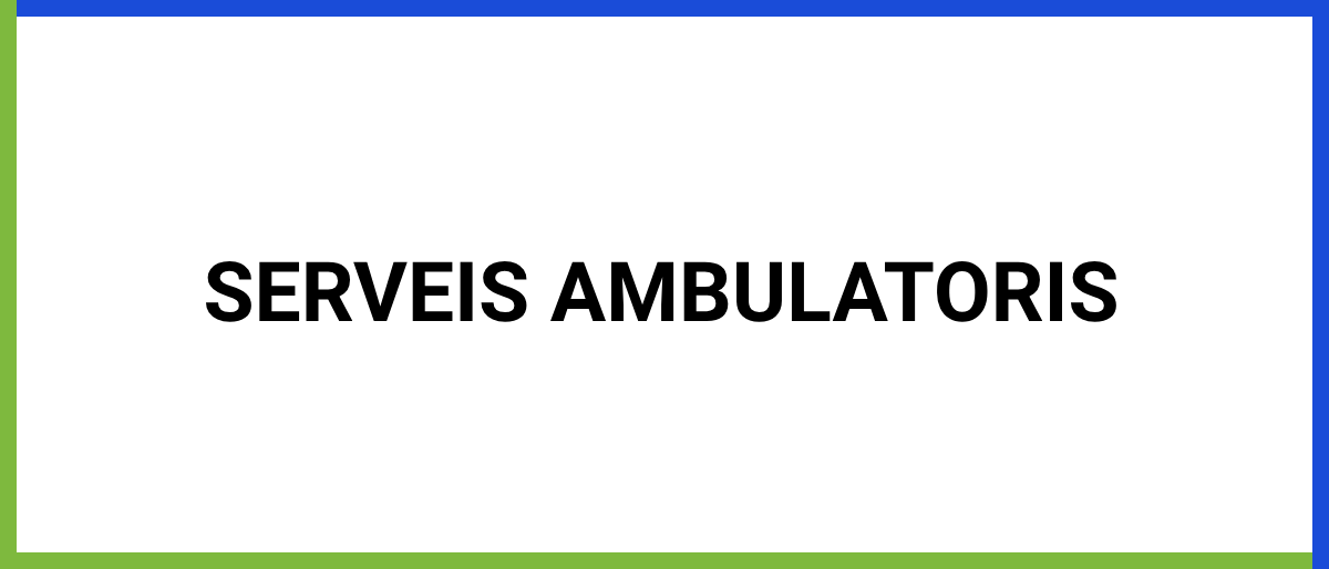 SERVEIS AMBULATORIS