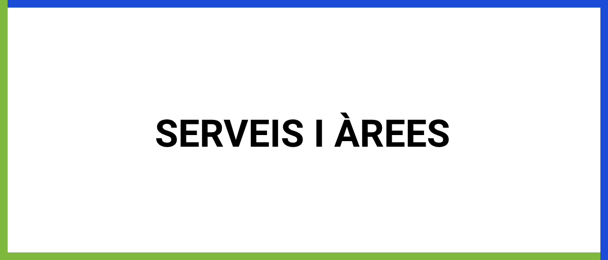 serveis i àrees